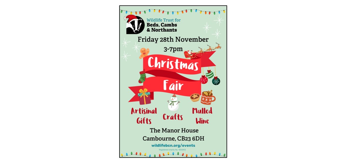 Wildlife Trust BCN Christmas Fair