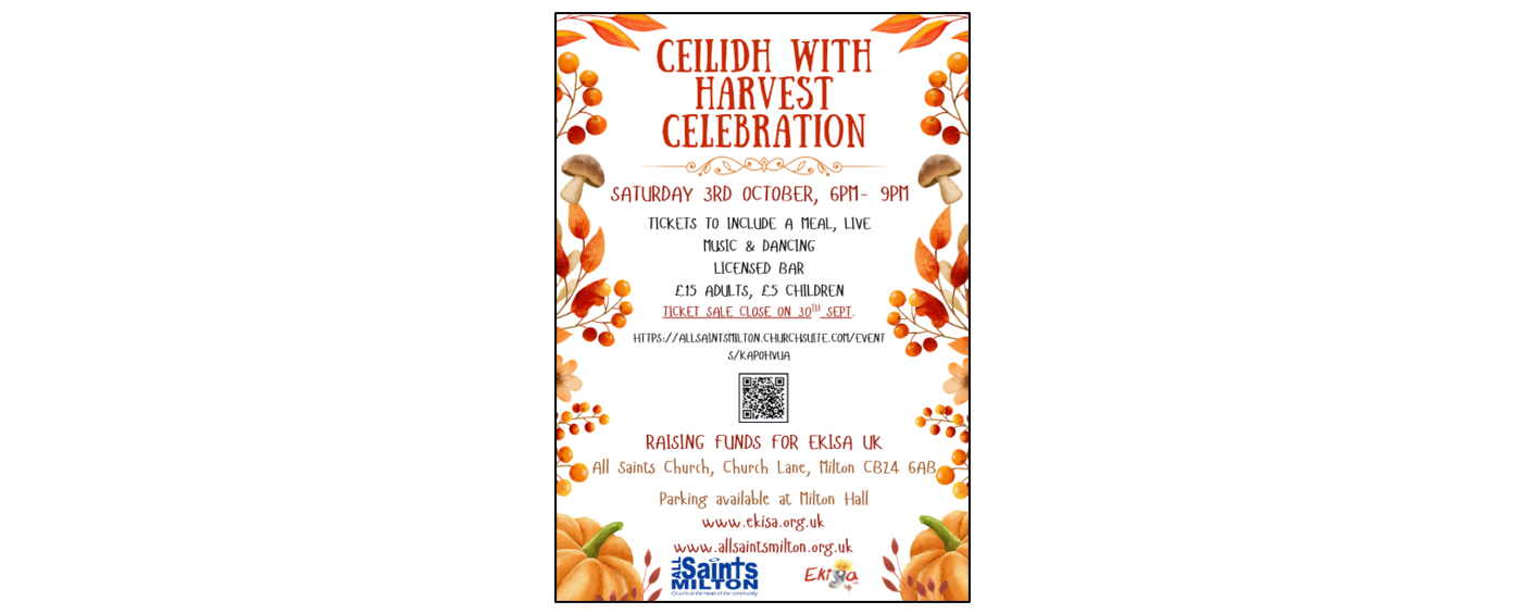 Ekisa Ceilidh with Harvest Celebration
