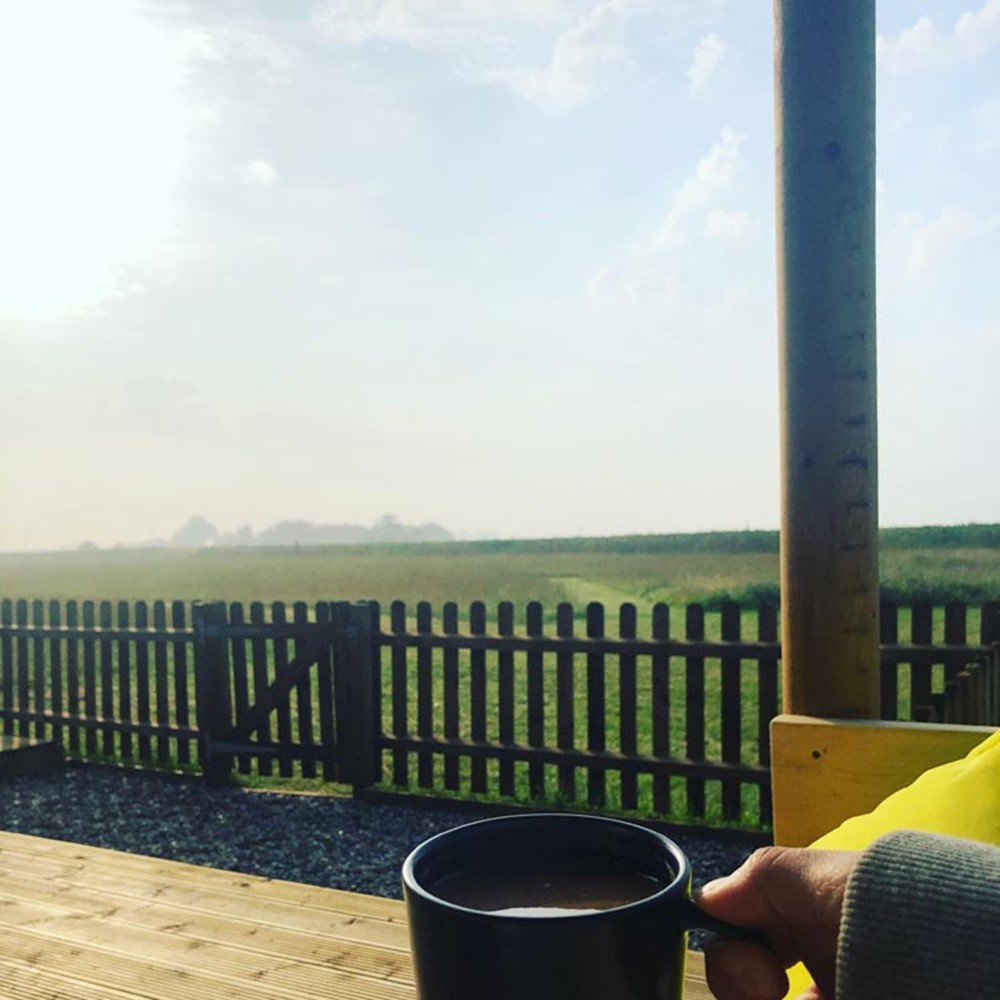 Hempsall Farm Vegan Glamping, countryside view