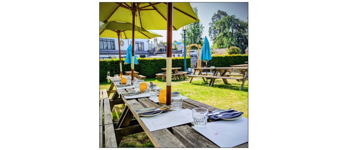 The Red Lion, Histon - garden