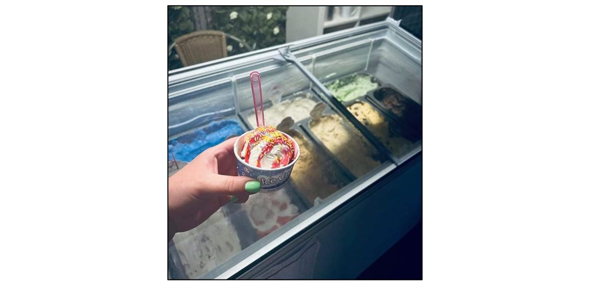 The Green Man in Shepreth -ice cream