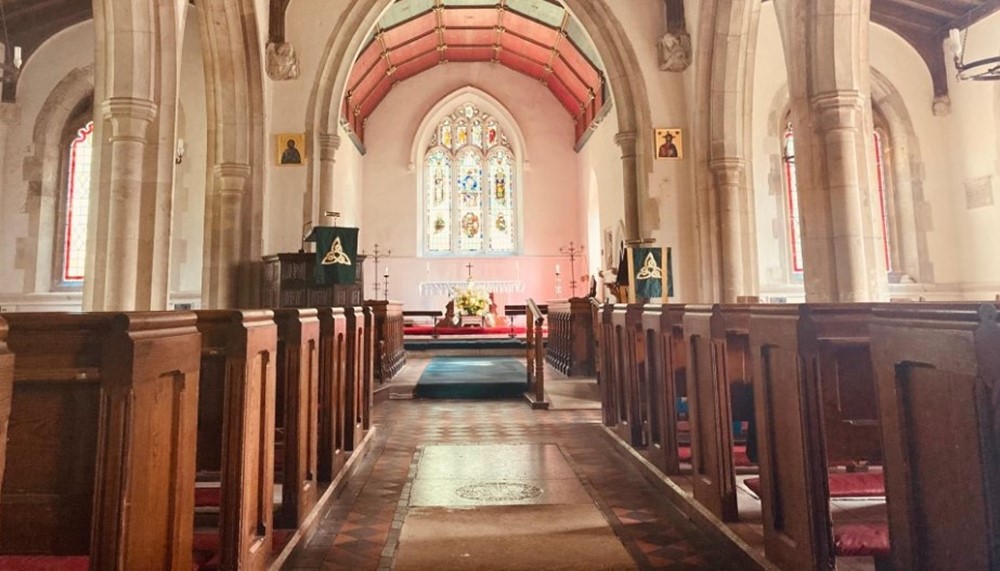 St Andrew's Church Toft, aisle