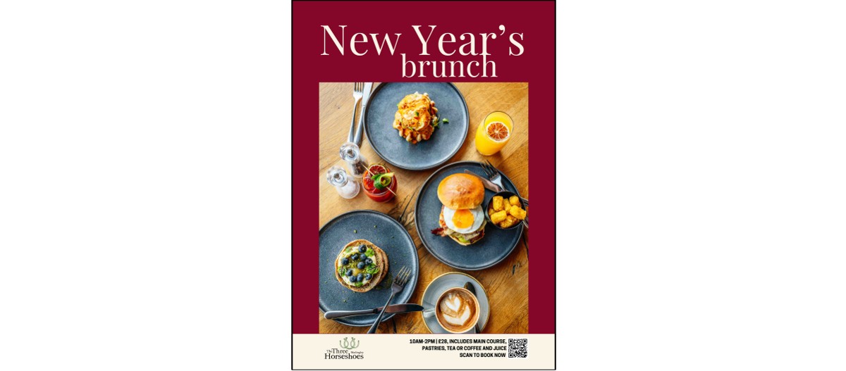 New Year's Brunch at The Three Horseshoes