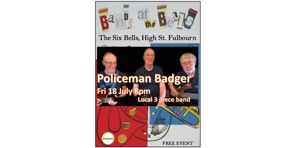 Bands at the Bells - Policeman Badger