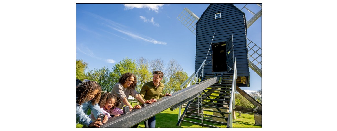 Bourn Windmill - family