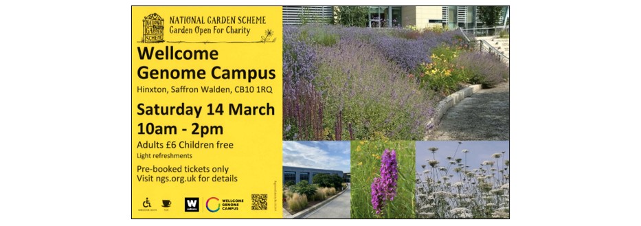 National Open Gardens - Wellcome Genome Campus Grounds and Gardens