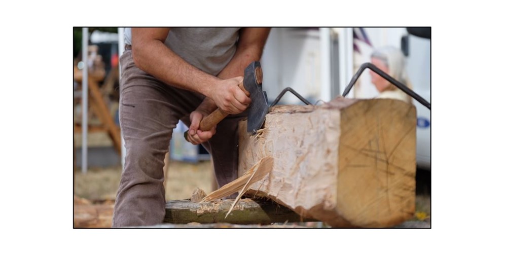 The Wonder of Wood - chopping wood