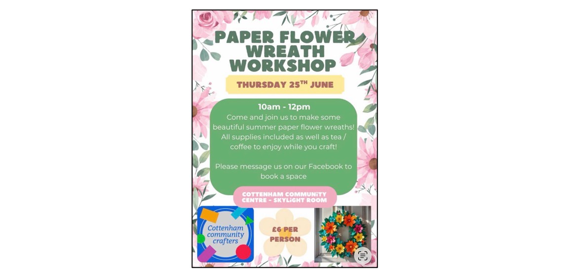 Crafting Workshop: Paper Flowers Crafting Workshop: Paper Flowers
