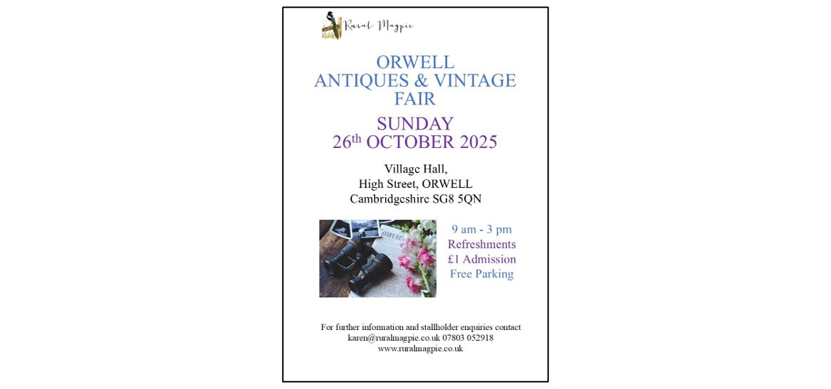Orwell Antiques Fair - October