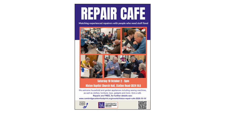Histon and Impington Repair Cafe