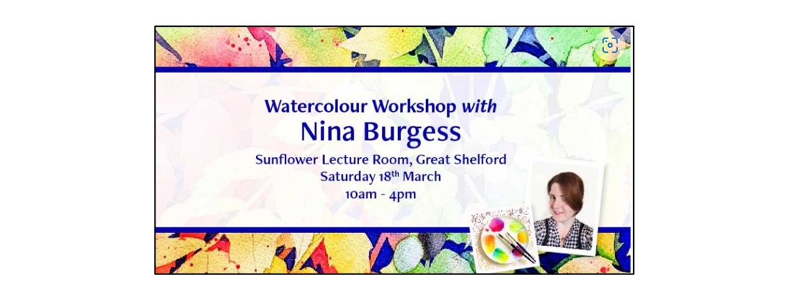Watercolour Workshop with Nina Burgess