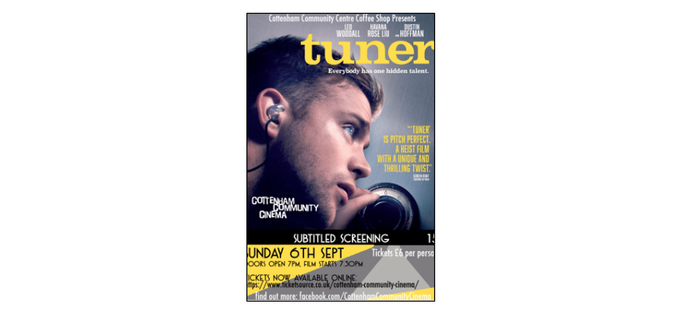 Cottenham Community Cinema - Tuner 