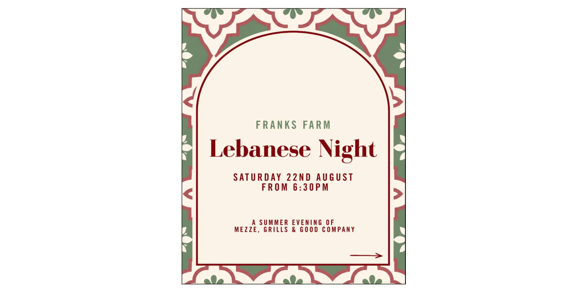 Lebanese Night at Frank's Farm