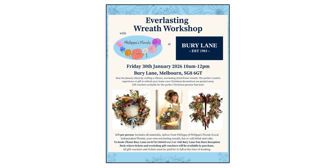 Everlasting Wreath Workshop