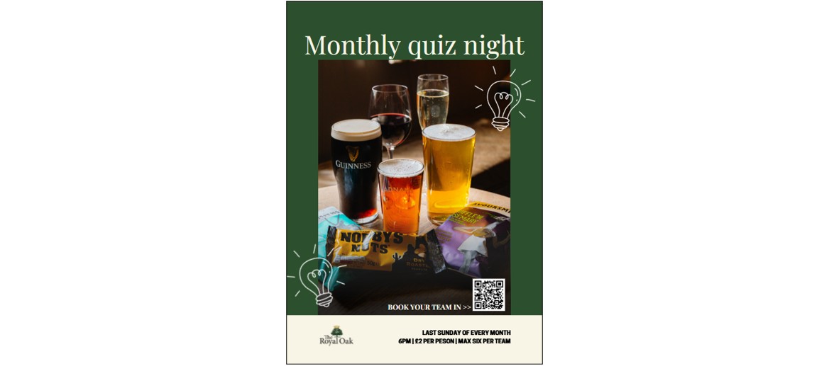 The Royal Oak Quiz Night