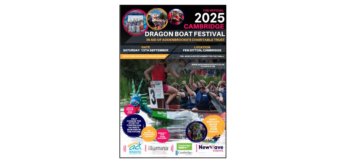 Cambridge Dragon Boat Festival 2025