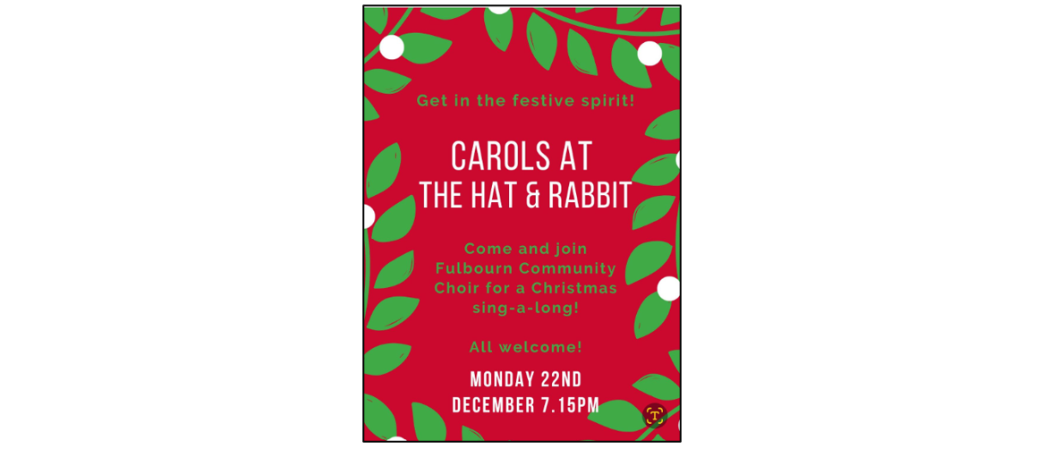 Carols at the Hat and Rabbit