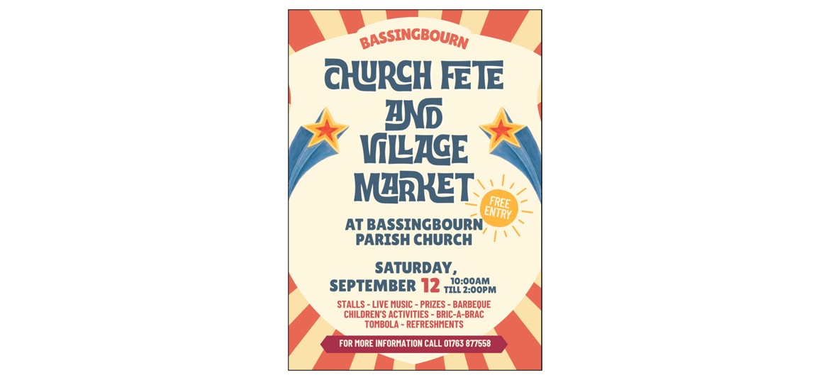 Bassingbourn Church Fete and Village Market