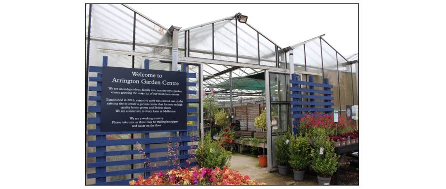 Arrington Garden Centre,  Exterior 