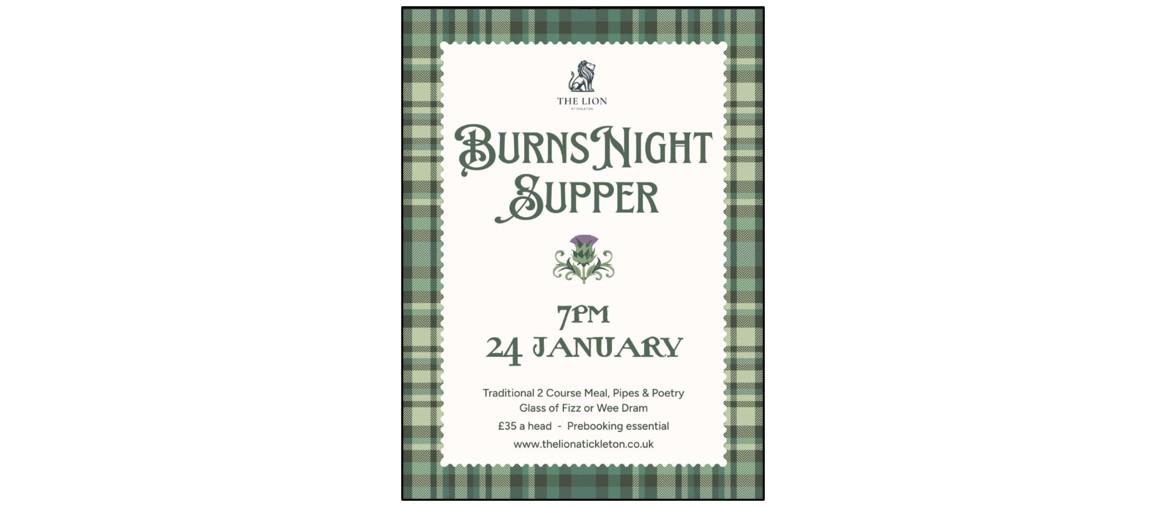 Burns Night Supper