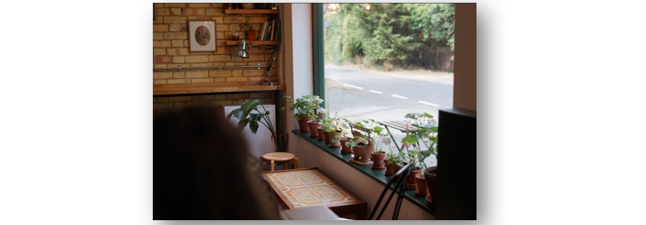 Eden Coffee House - view from the window