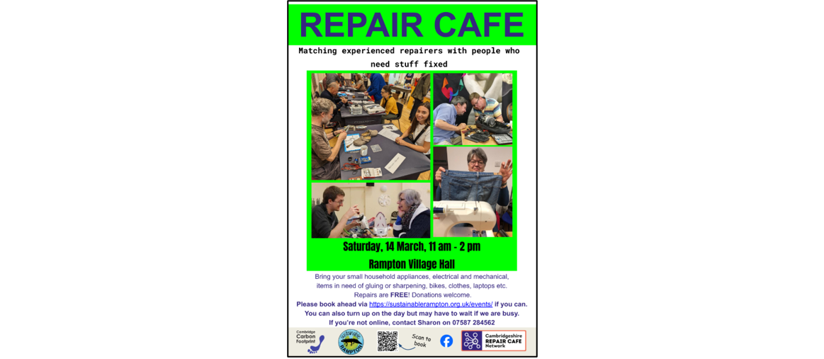 Rampton Repair Cafe