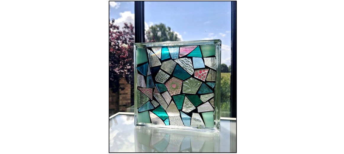 Stained Glass Mosaic on Glass Block Workshop