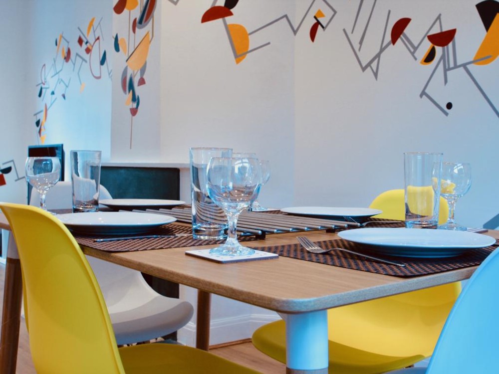 Ikigai Rentals, dining table