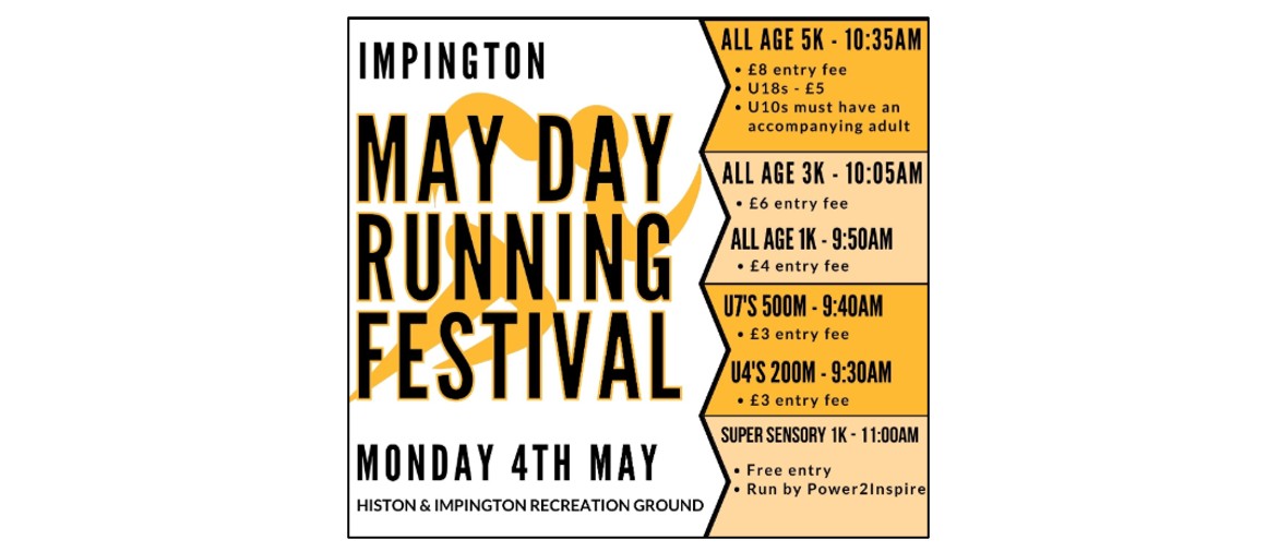 Impington May Day Running Festival