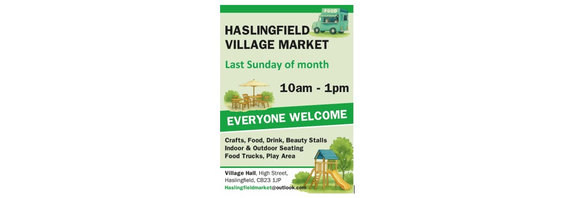 Haslingfield Village Market - 28 September