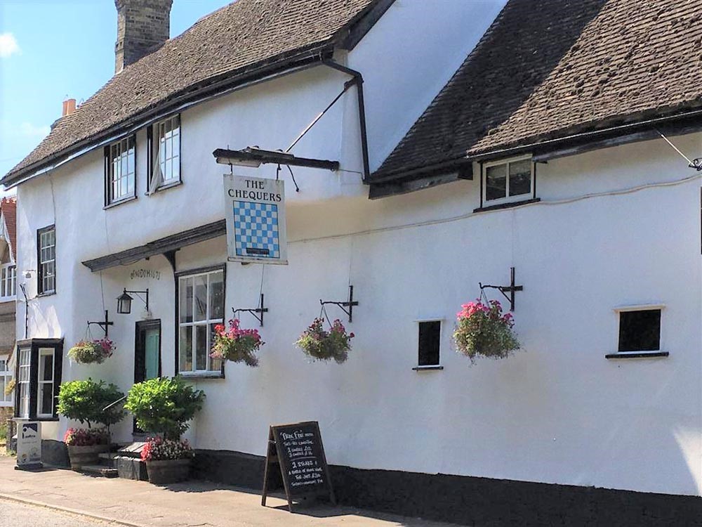 The Chequers, Fowlmere, exterior