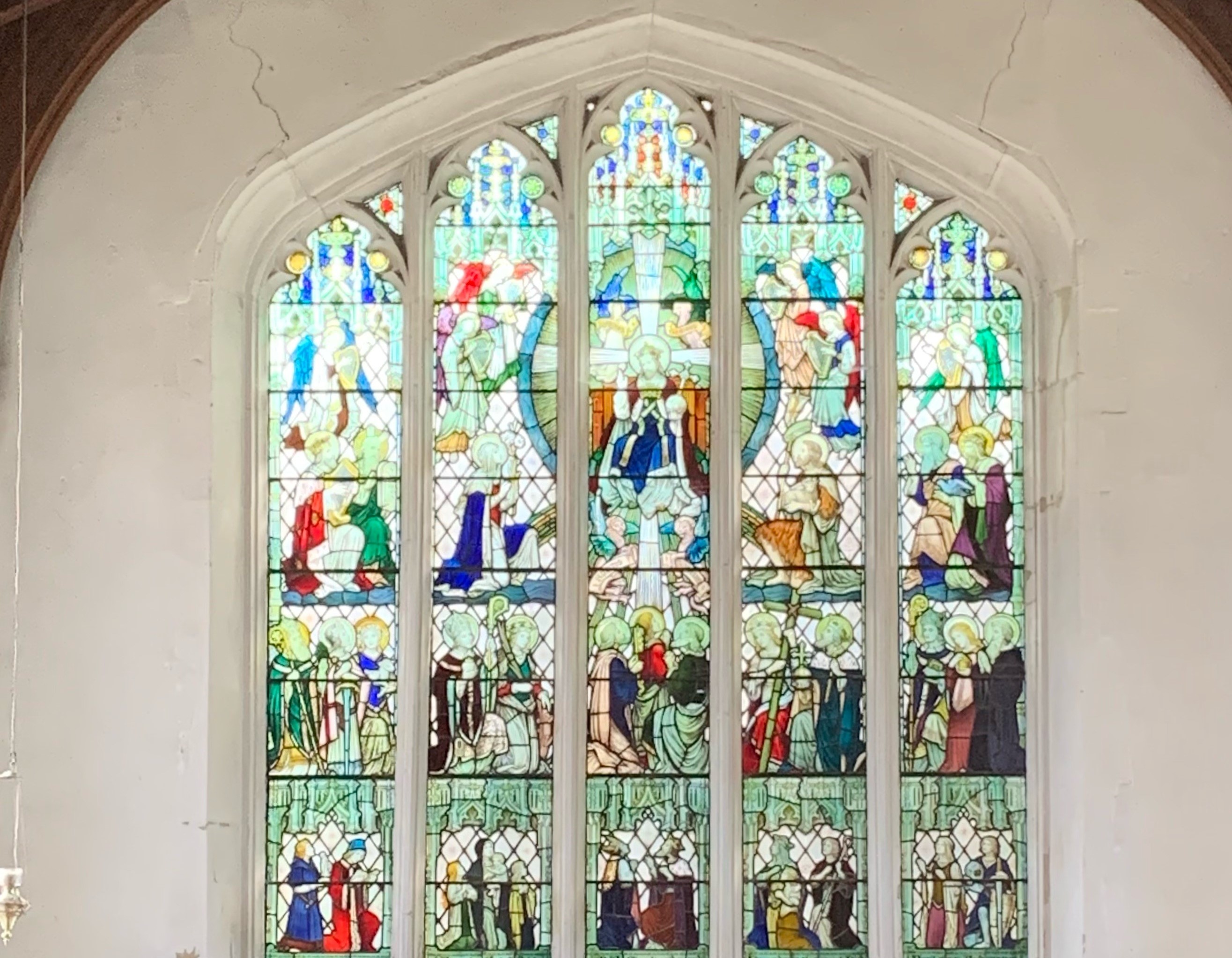 St Mary The Virgin parish church, stained glass window