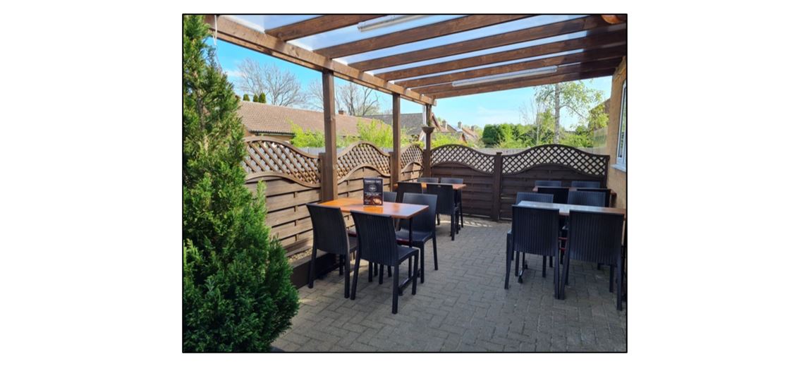 Frankie's Cafe, outside seating