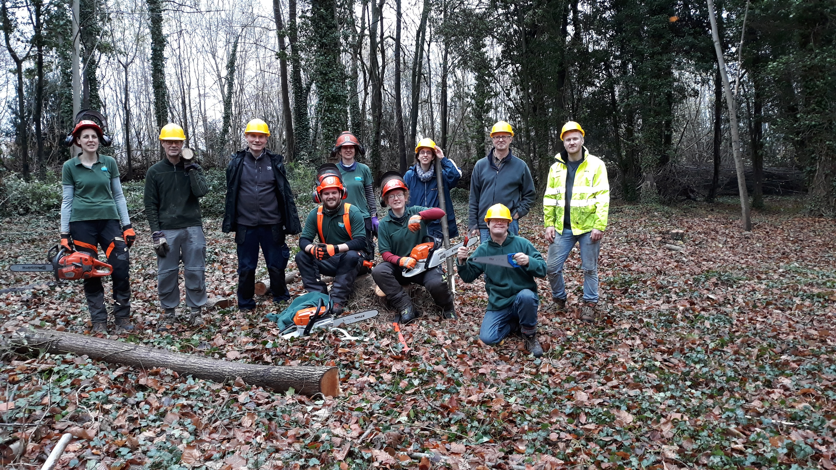 Volunteer work party at Wandlebury Country Park