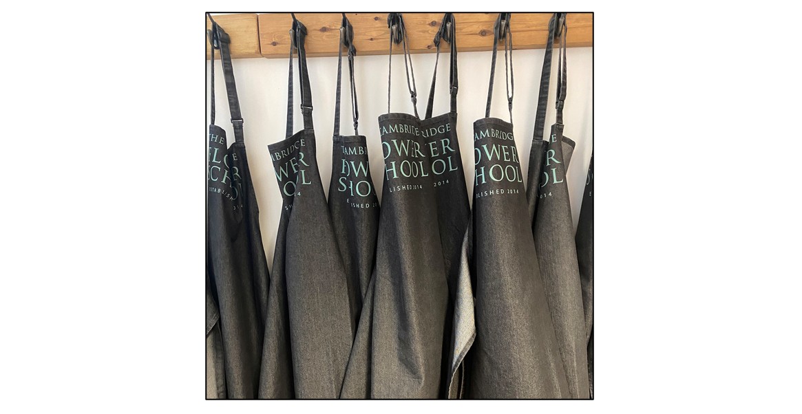 The Cambridge Flower School - aprons