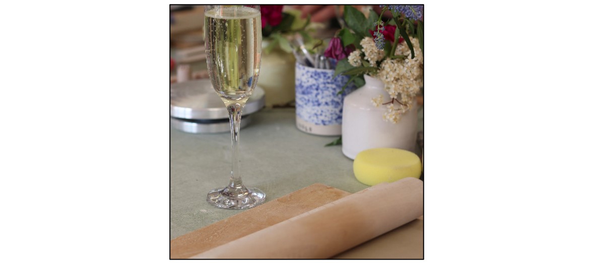 Amber B Pottery - prosecco