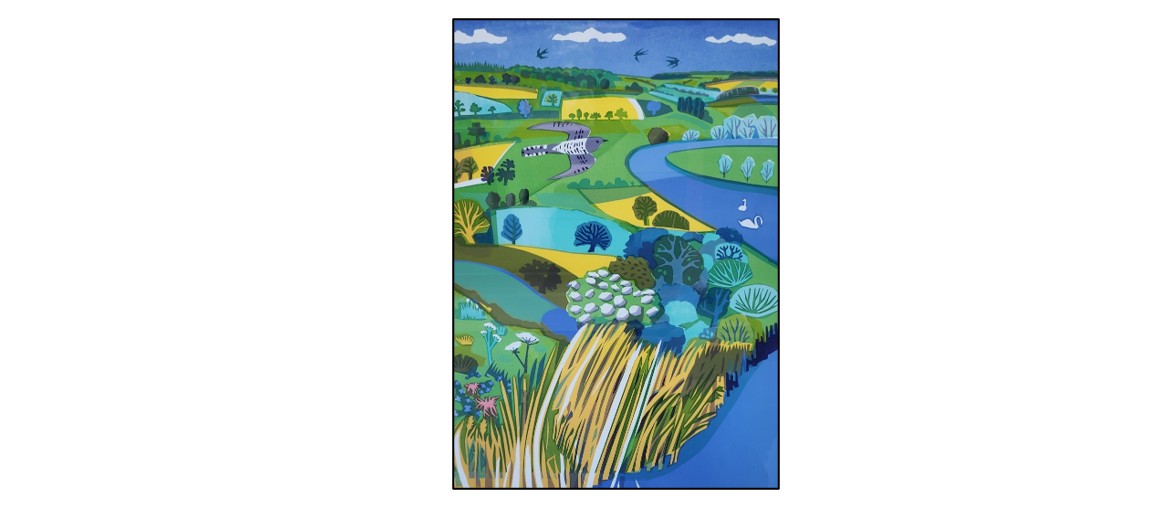 Exhibition - Artists in the Natural World  - countryside and river