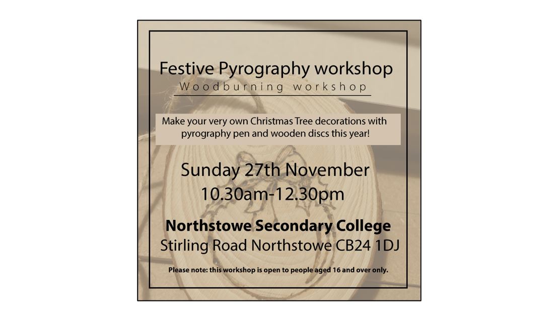 Festive Pyrography Tree Decorations Workshop
