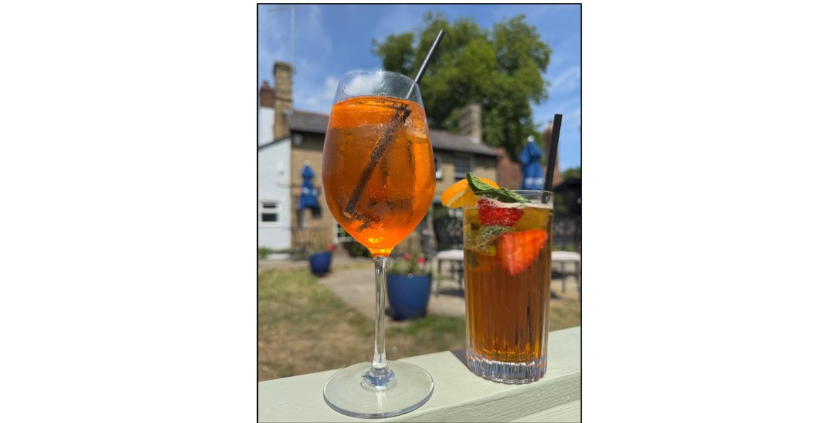 The Lion at Ickleton - drinks