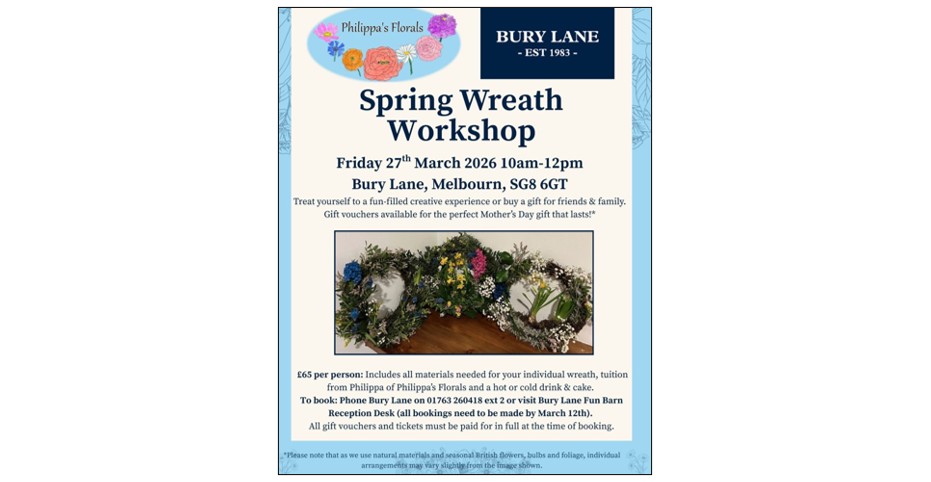 Spring Wreath Workshop 