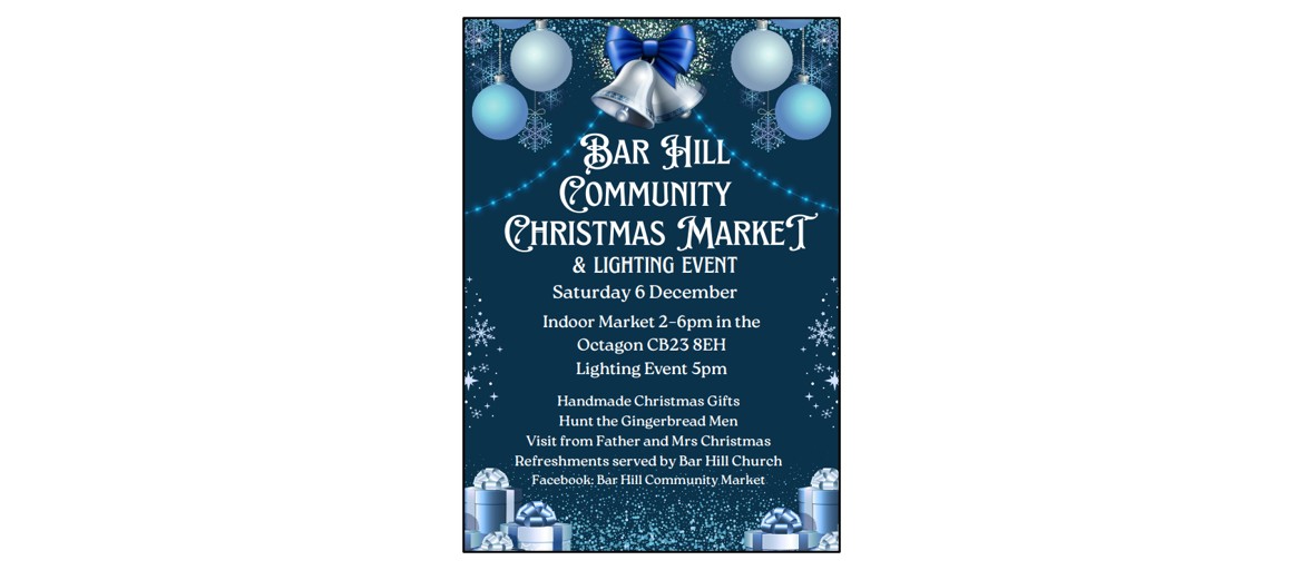 Bar Hill Community Christmas Market and Lighting Event