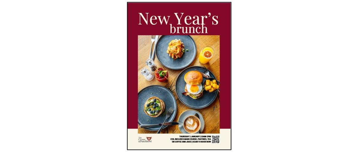 New Year's Brunch at The Crown & Punchbowl