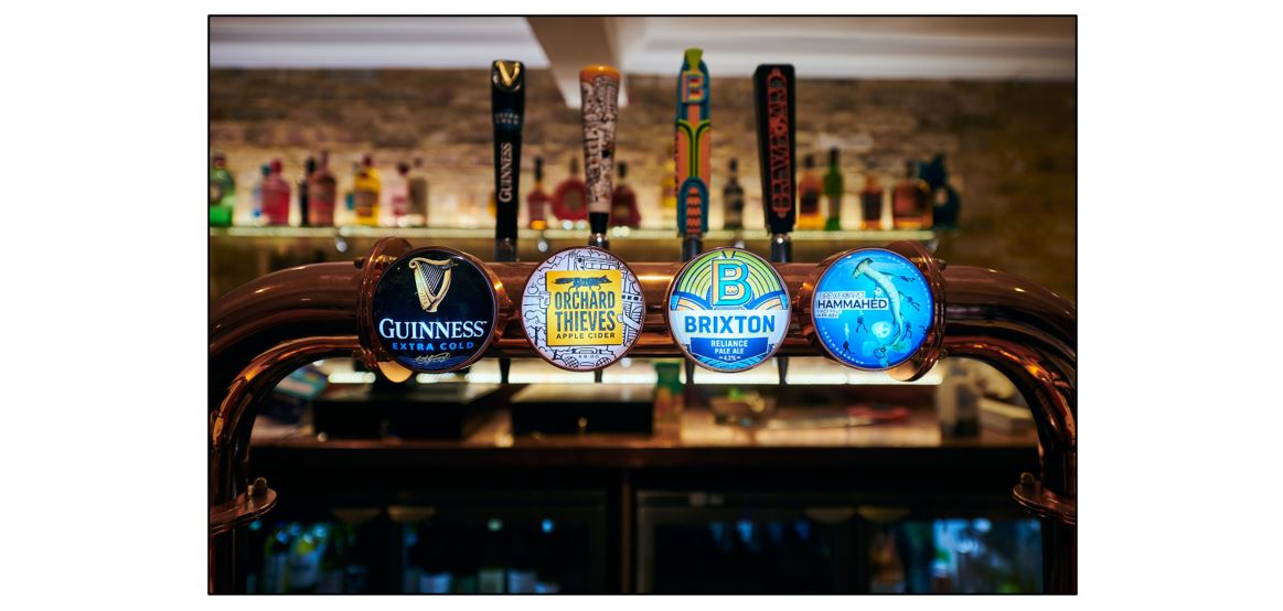 The Rupert Brooke - beer pumps
