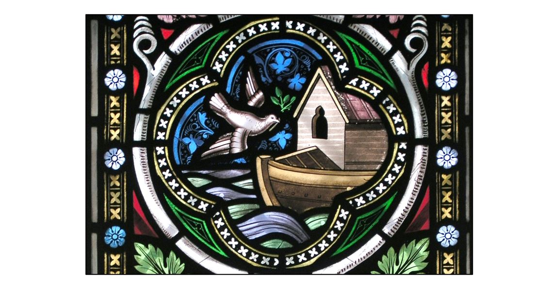 St John the Baptist church, window