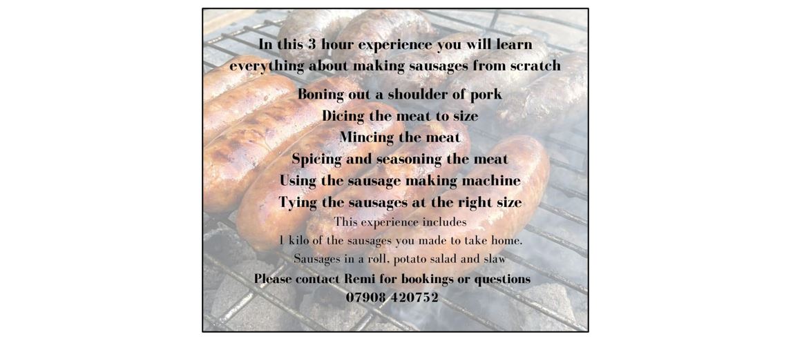 Sausage Making Workshop 