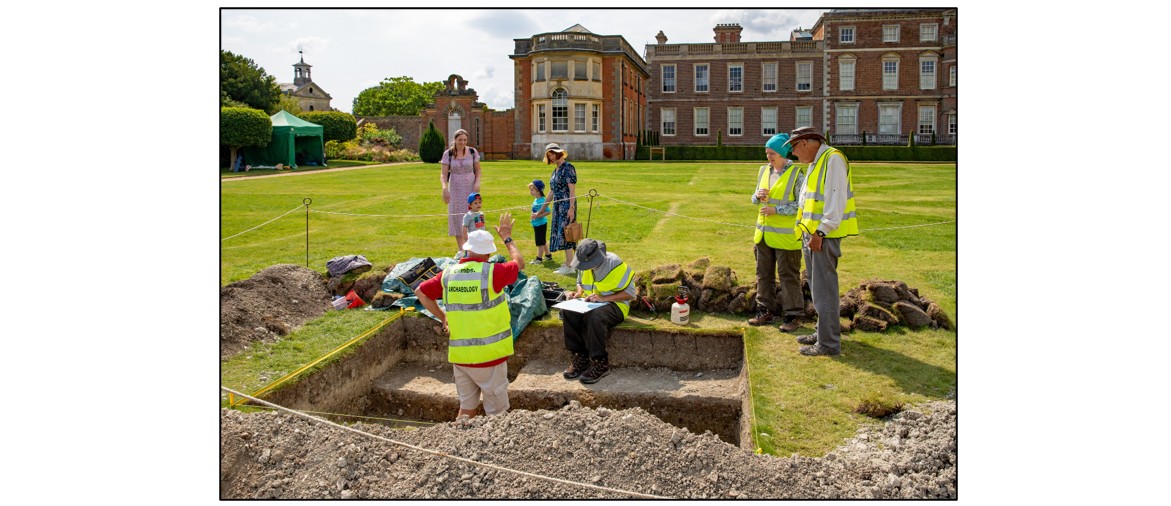 The Big Parterre Dig at Wimpole Estate