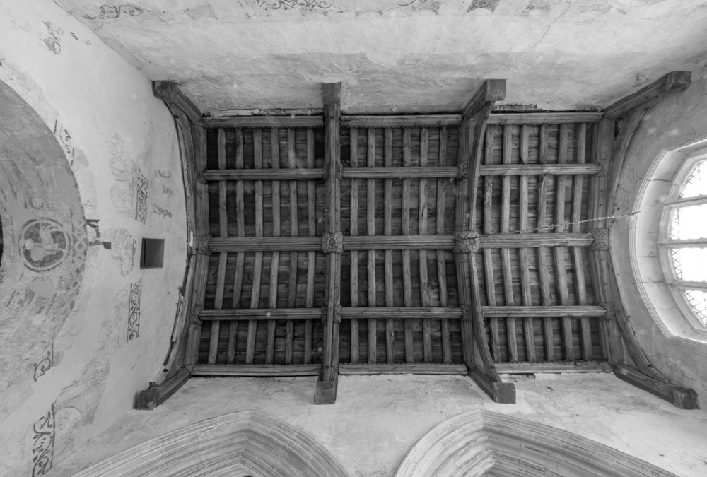 St John's Church Duxford ceiling