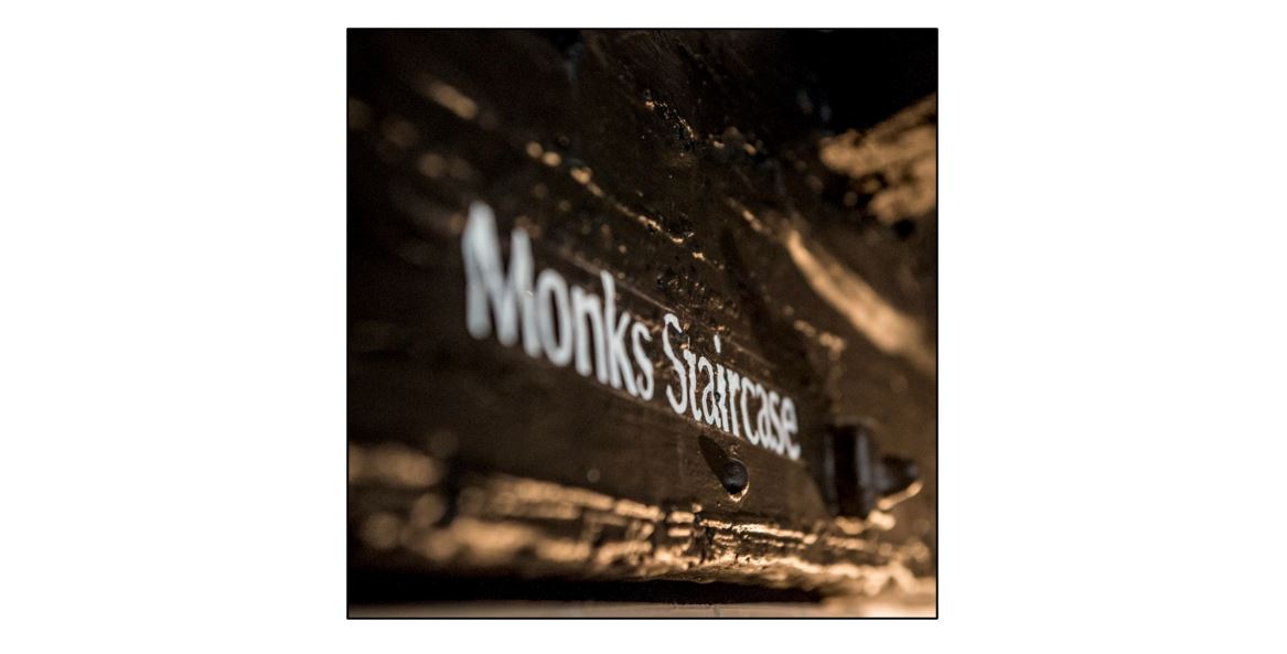 The Red Lion at Whittlesford Bridge - monk staircase