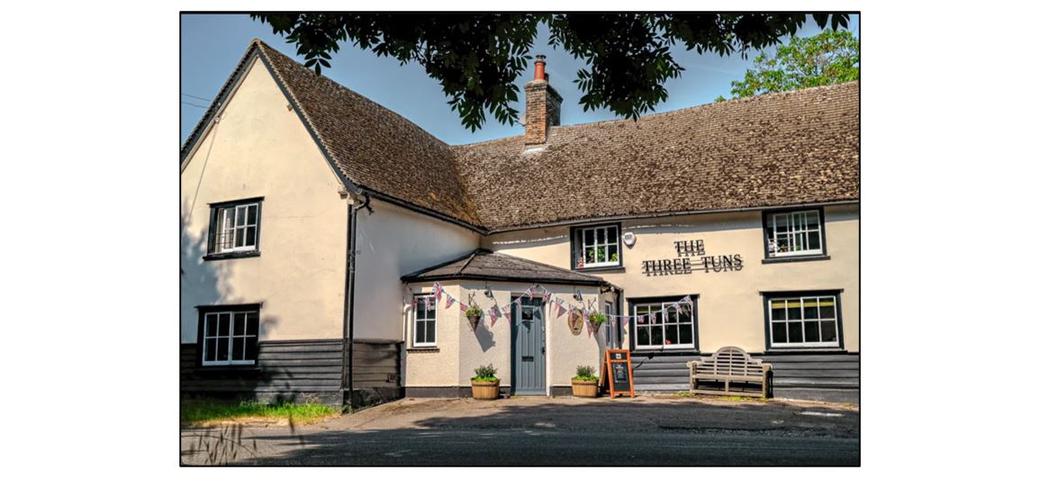 The Three Tuns at Guilden Morden - exterior