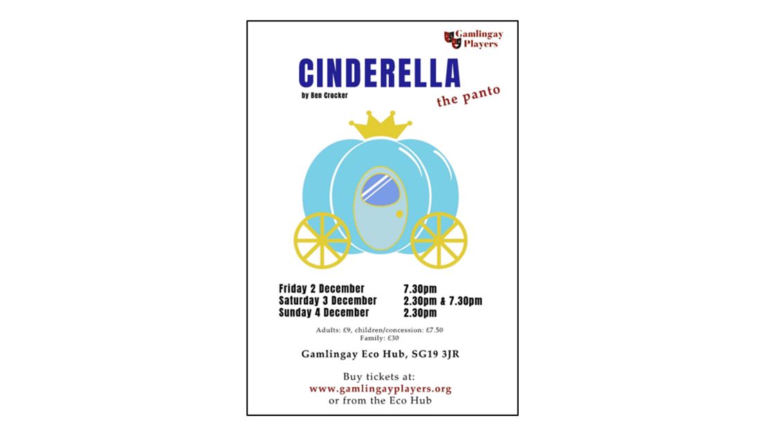 Cinderella Christmas Pantomine - poster